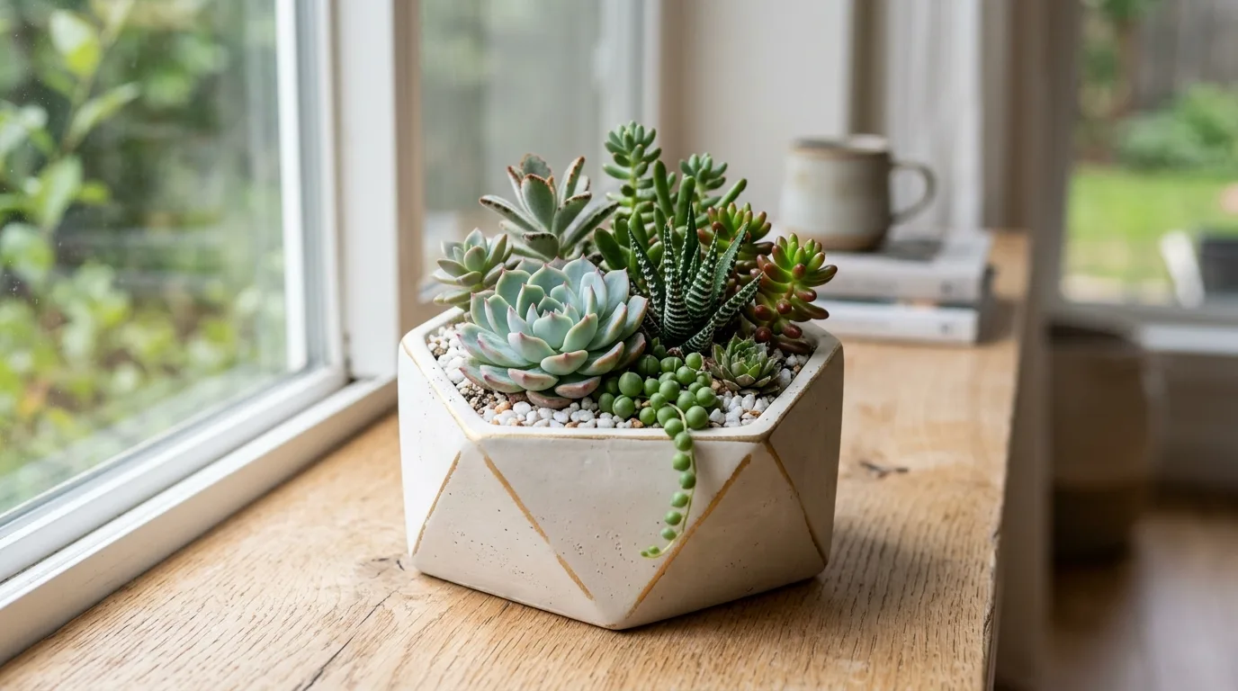 Warm-Toned Succulent Grouping